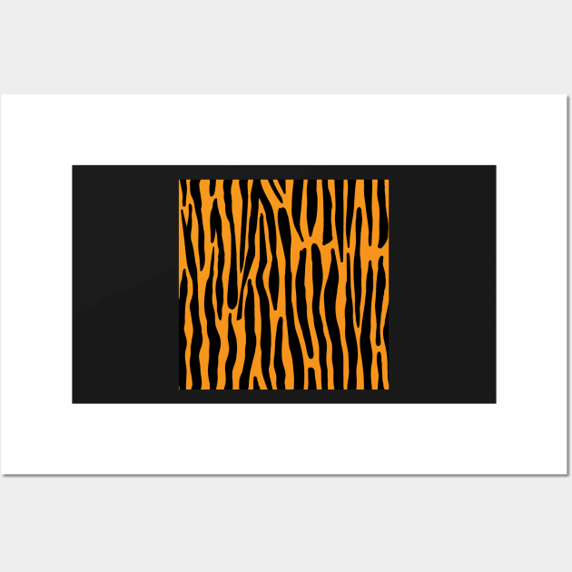 Tiger stripes pattern Wall Art by 3DVictory